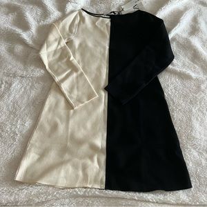 Zara COMBINATION KNIT MINI DRESS